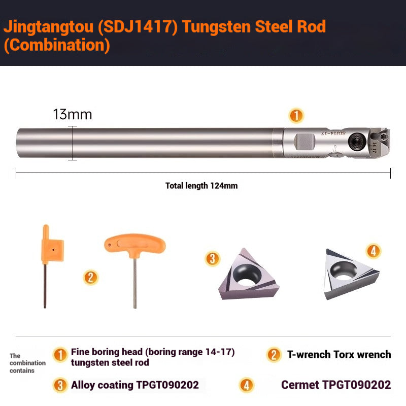 1070-SDJ Fine Boring Tools Fine Boring Heads Adjustable BT40 Fine Boring Tools Set Machining Center Small Bore Fine Boring Tools Shandong Denso Pricision Tools Co.,Ltd.
